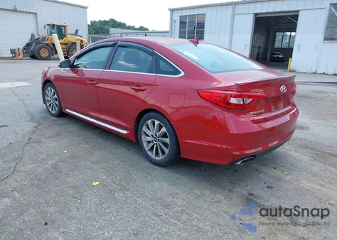 2017 Hyundai Sonata Sport из США, поврежденный, VIN 5NPE34AF5HH579542